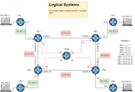 Juniper Logical Systems for the Juniper JNCIA JN0-104