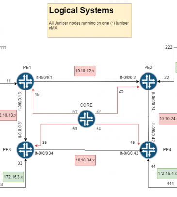 Juniper Logical Systems Course
